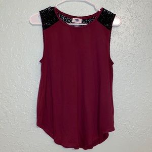 Small Old Navy Maroon tank $10